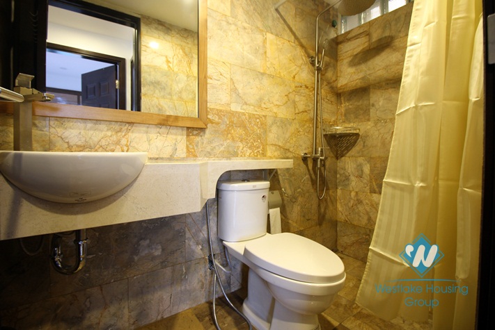 Nice apartment with outdoor balcony for rent on Westlake side, Tay Ho, Hanoi